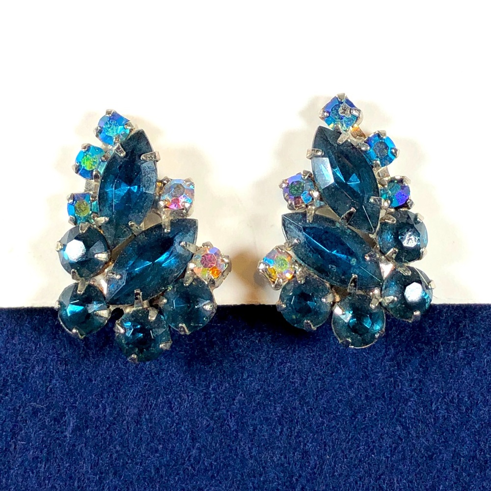 Unique Vintage Clip on Earrings #3